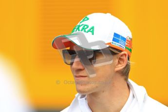 © 2012 Octane Photographic Ltd. German GP Hockenheim - Sunday 22nd July 2012 - F1 Raceday paddock. Force India VJM05 - Nico Hulkenberg. Digital Ref : 0422lw1d4806