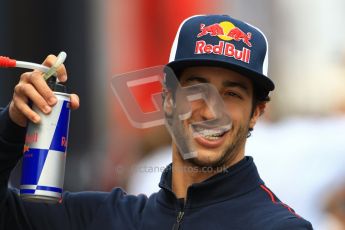 © 2012 Octane Photographic Ltd. German GP Hockenheim - Sunday 22nd July 2012 - F1 Raceday paddock. Toro Rosso STR7 - Daniel Ricciardo. Digital Ref : 0422lw1d4829