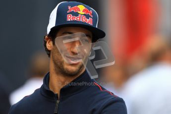 © 2012 Octane Photographic Ltd. German GP Hockenheim - Sunday 22nd July 2012 - F1 Raceday paddock. Toro Rosso STR7 - Daniel Ricciardo. Digital Ref : 0422lw1d4832