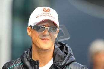 © 2012 Octane Photographic Ltd. German GP Hockenheim - Sunday 22nd July 2012 - F1 Raceday paddock. Mercedes W03 - Michael Schumacher. Digital Ref : 0422lw1d4860