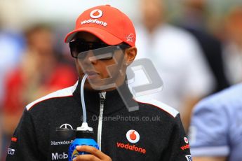 © 2012 Octane Photographic Ltd. German GP Hockenheim - Sunday 22nd July 2012 - F1 Raceday paddock. McLaren MP4/27 - Lewis Hamilton. Digital Ref : 0422lw1d4880