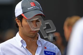 © 2012 Octane Photographic Ltd. German GP Hockenheim - Sunday 22nd July 2012 - F1 Raceday paddock. Sauber C31 - Sergio Perez. Digital Ref : 0422lw1d4888