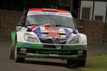 © 2012 Octane Photographic Ltd/ Carl Jones. Skoda Fabia IRC Rally Car, Goodwood Festival of Speed. Digital Ref: 0388cj7d6126