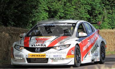 © 2012 Octane Photographic Ltd/ Carl Jones. Matt Neal, Honda Civic, BTCC, Goodwood Festival of Speed. Digital Ref: 0388CJ7D6184