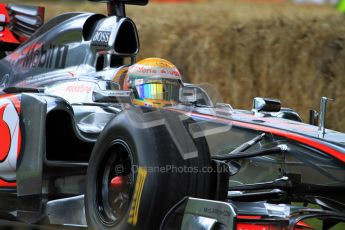 © 2012 Octane Photographic Ltd/ Carl Jones. Lewis Hamilton, McLaren MP4-26, Goodwood Festival of Speed. Digital Ref: 0388cj7d6239