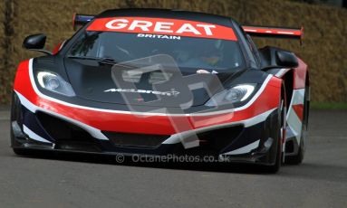 © 2012 Octane Photographic Ltd/ Carl Jones. McLaren MP4-12C, Goodwood Festival of Speed. Digital Ref: 0388CJ7D6297