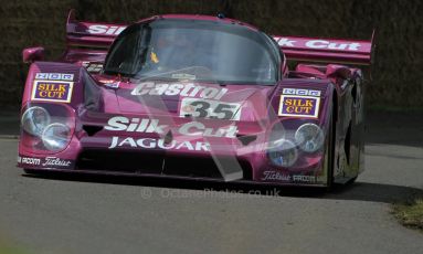 © 2012 Octane Photographic Ltd/ Carl Jones. Silk Cut Jaguar, Goodwood Festival of Speed. Digital Ref: 0388CJ7D6380