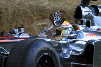 © 2012 Octane Photographic Ltd/ Carl Jones. Lewis Hamilton, McLaren MP4-26, Goodwood Festival of Speed. Digital Ref: 0388cj7d6434