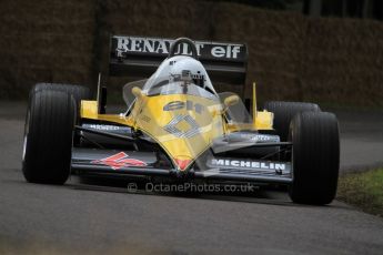 © 2012 Octane Photographic Ltd/ Carl Jones. Alain Prost, Goodwood Festival of Speed. Digital Ref: 0388CJ7D6562