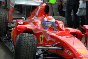 © 2012 Octane Photographic Ltd/ Carl Jones. Marc Gene, Ferrari F10, Goodwood Festival of Speed. Digital Ref: 0388cj7d6596