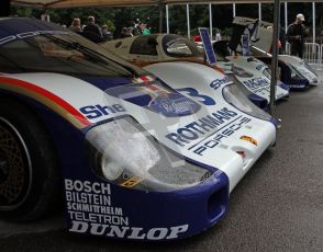 © 2012 Octane Photographic Ltd/ Carl Jones. 3 Rothmans Porsche Group C Sports Cars, Goodwood Festival of Speed. Digital Ref: 0389cj7d6841