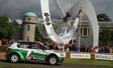 © 2012 Octane Photographic Ltd/ Carl Jones. Skoda Fabia IRC, Goodwood Festival of Speed. Digital Ref: 0389cj7d7046