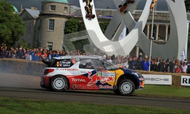 © 2012 Octane Photographic Ltd/ Carl Jones. Citroen DS3 WRC, Goodwood Festival of Speed. Digital Ref: 0389cj7d7074