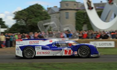 © 2012 Octane Photographic Ltd/ Carl Jones. Toyota TS030, Goodwood Festival of Speed. Digital Ref: 0389cj7d7152