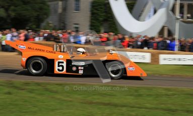 © 2012 Octane Photographic Ltd/ Carl Jones. Goodwood Festival of Speed. McLaren M8E. Digital Ref: 0389cj7d7227