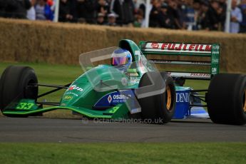 © 2012 Octane Photographic Ltd/ Carl Jones.  Jordan 191, Goodwood Festival of Speed, Historic F1. Digital Ref: 0389cj7d7367