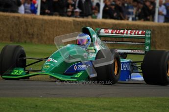 © 2012 Octane Photographic Ltd/ Carl Jones. Jordan 191, Goodwood Festival of Speed, Historic F1. Digital Ref: 0389cj7d7367