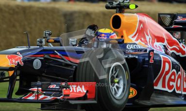 © 2012 Octane Photographic Ltd/ Carl Jones. Mark Webber, Red Bull Racing RB6, Goodwood Festival of Speed. Digital Ref: