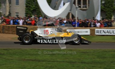 © 2012 Octane Photographic Ltd/ Carl Jones. Goodwood Festival of Speed, Renault Historic F1. Digital Ref: