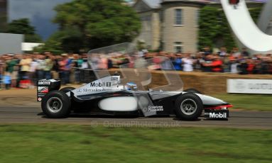 © 2012 Octane Photographic Ltd/ Carl Jones. Nick Heidfeld, McLaren MP4-13, Goodwood Festival of Speed. Digital Ref: