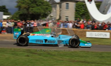 © 2012 Octane Photographic Ltd/ Carl Jones. Leyton House Judd, Goodwood Festival of Speed, Historic F1. Digital Ref: