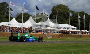 © 2012 Octane Photographic Ltd/ Carl Jones. Jordan 191, Goodwood Festival of Speed, Historic F1. Digital Ref: