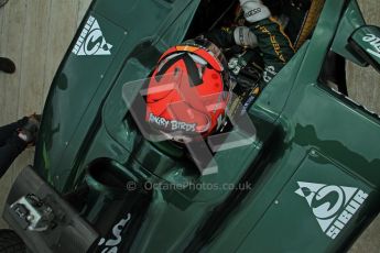 © 2012 Octane Photographic Ltd/ Carl Jones. Heikki Kovalainen, Caterham T127, Goodwood Festival of Speed. Digital Ref: 0389cj7d7561