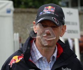 © 2012 Octane Photographic Ltd/ Carl Jones. Adrain Newey, Goodwood Festival of Speed. Digital Ref: