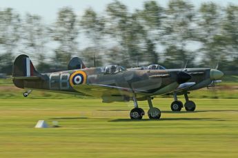 World © 2012 Octane Photographic Ltd. Goodwood Revival. September 15th 2012. Spitfire take off. Digital Ref : 0521cb1d9498