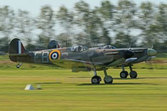 World © 2012 Octane Photographic Ltd. Goodwood Revival. September 15th 2012. Spitfire take off. Digital Ref : 0521cb1d9498