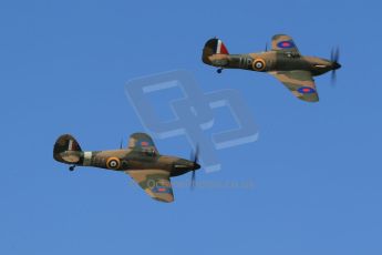 World © 2012 Octane Photographic Ltd. Goodwood Revival. September 15th 2012. Hurricane formation. Digital Ref : 0521cb1d9621