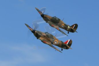 World © 2012 Octane Photographic Ltd. Goodwood Revival. September 15th 2012. Hurricane formation. Digital Ref : 0521cb1d9745