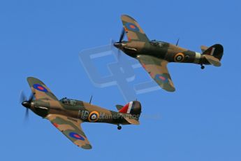 World © 2012 Octane Photographic Ltd. Goodwood Revival. September 15th 2012. Hurricane formation. Digital Ref : 0521cb1d9770