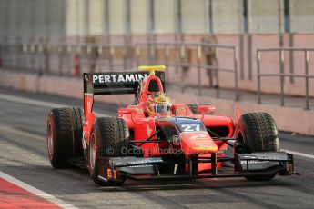 © Octane Photographic Ltd. GP2 Autumn Test – Circuit de Catalunya – Barcelona. Tuesday 30th October 2012 Morning session - Carlin - Rio Haryanto. Digital Ref : 0551cb1d5565