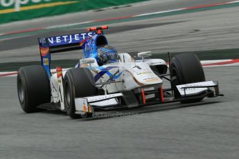 © Octane Photographic Ltd. GP2 Autumn Test – Circuit de Catalunya – Barcelona. Tuesday 30th October 2012 Morning session - Barwa Addax Team - Mike Rosenzweig. Digital Ref : 0551cb1d6479