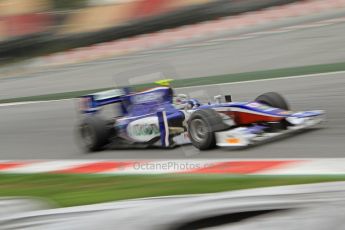 © Octane Photographic Ltd. GP2 Autumn Test – Circuit de Catalunya – Barcelona. Tuesday 30th October 2012 Morning session - Trident Racing - Julian Leal. Digital Ref : 0551cb7d2178