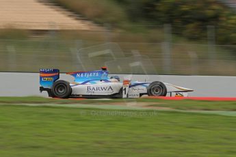 © Octane Photographic Ltd. GP2 Autumn Test – Circuit de Catalunya – Barcelona. Tuesday 30th October 2012 Morning session - Barwa Addax Team - Mike Rosenzweig. Digital Ref : 0551lw7d0205