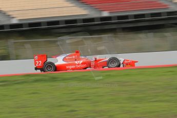 © Octane Photographic Ltd. GP2 Autumn Test – Circuit de Catalunya – Barcelona. Tuesday 30th October 2012 Morning session - Arden International - Simon Trummer. Digital Ref : 0551lw7d0217