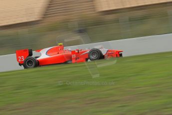 © Octane Photographic Ltd. GP2 Autumn Test – Circuit de Catalunya – Barcelona. Tuesday 30th October 2012 Morning session - Arden International - Mitch Evans. Digital Ref : 0551lw7d0404