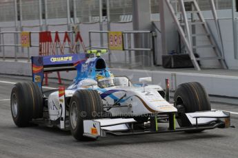 © Octane Photographic Ltd. GP2 Autumn Test – Circuit de Catalunya – Barcelona. Tuesday 30th October 2012 Morning session. Digital Ref : 0551lw7d9856