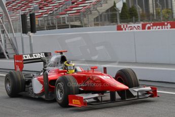 © Octane Photographic Ltd. GP2 Autumn Test – Circuit de Catalunya – Barcelona. Tuesday 30th October 2012 Morning session - Scuderia Coloni - Daniel De Jong. Digital Ref : 0551lw7d9886