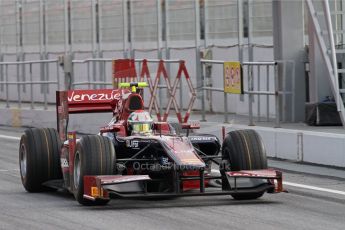 © Octane Photographic Ltd. GP2 Autumn Test – Circuit de Catalunya – Barcelona. Tuesday 30th October 2012 Morning session - Venezuela GP Lazarus - Kevin Giovesi. Digital Ref : 0551lw7d9923