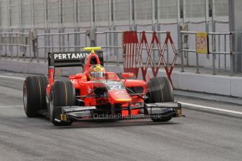 © Octane Photographic Ltd. GP2 Autumn Test – Circuit de Catalunya – Barcelona. Tuesday 30th October 2012 Morning session - Carlin - Rio Haryanto. Digital Ref : 0551lw7d9932