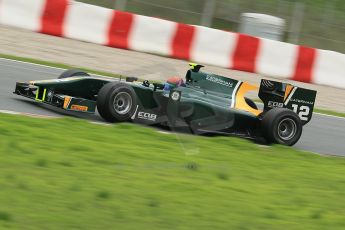 © Octane Photographic Ltd. GP2 Autumn Test – Circuit de Catalunya – Barcelona. Tuesday 30th October 2012 Afternoon session - Caterham Racing - Alexander Rossi. Digital Ref : 0552cb1d6782