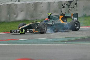 © Octane Photographic Ltd. GP2 Autumn Test – Circuit de Catalunya – Barcelona. Tuesday 30th October 2012 Afternoon session - Caterham Racing - Alexander Rossi. Digital Ref : 0552cb1d7289