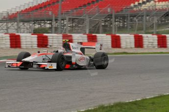 © Octane Photographic Ltd. GP2 Autumn Test – Circuit de Catalunya – Barcelona. Tuesday 30th October 2012 Afternoon session - Rapax - Stefano Coletti. Digital Ref : 0552lw7d0539