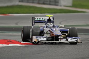 © Octane Photographic Ltd. GP2 Autumn Test – Circuit de Catalunya – Barcelona. Tuesday 30th October 2012 Afternoon session - Trident Racing - Julian Leal. Digital Ref : 0552lw7d0787