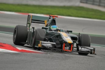 © Octane Photographic Ltd. GP2 Autumn Test – Circuit de Catalunya – Barcelona. Tuesday 30th October 2012 Afternoon session - Caterham Racing - Lucas Foresti. Digital Ref : 0552lw7d0819