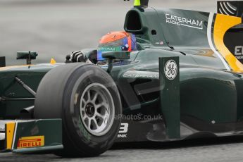 © Octane Photographic Ltd. GP2 Autumn Test – Circuit de Catalunya – Barcelona. Tuesday 30th October 2012 Afternoon session - Caterham Racing - Alexander Rossi. Digital Ref : 0552lw7d1046