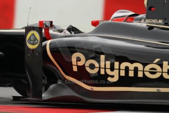 © Octane Photographic Ltd. GP2 Autumn Test – Circuit de Catalunya – Barcelona. Tuesday 30th October 2012 Afternoon session - Lotus GP - Stéphane Richelmi. Digital Ref : 0552lw7d1178